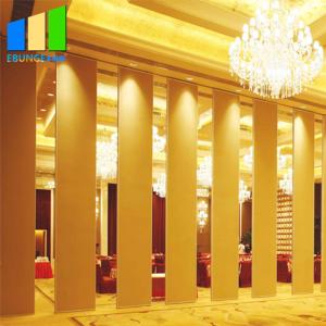 Aluminium Sliding Partition Walls Interior Decorative MDF Soundproof Wall
