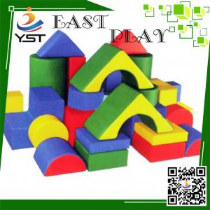 China Colorful Soft Play Sponge , Soft Baby Blocks D4605 No Toxic For Preschool on sale