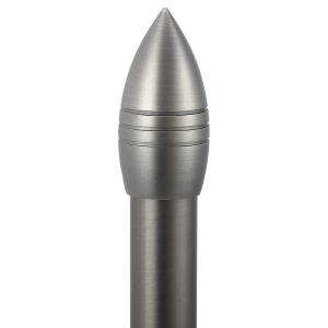 16MM Bullet Stainless Steel Matte Black Exquisite Curtain Rod