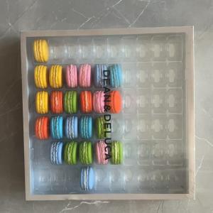 Macaron 35 Transparent Tray Packaging Handmade Box Macaron Packaging Chocolate