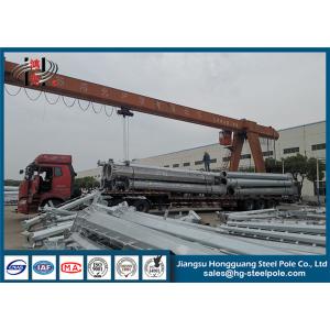 China 18m Dodecagonal Steel Electric Pole / Direct Buried Electric Line Pole on sale