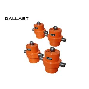 One Way Dump Truck Hydraulic Cylinder , Single Acting Telescopic Hydraulic