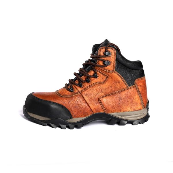 Oil Slip Resistant Steel Plate Work Boots Penetration Resistant Industrial Safety Men Steel Toe Shoes