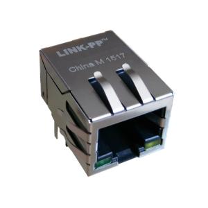 ARJM11A1-811-AB-ER2-T 1x1 Port Stacked Rj45 Right Angle With 5G Magnetic