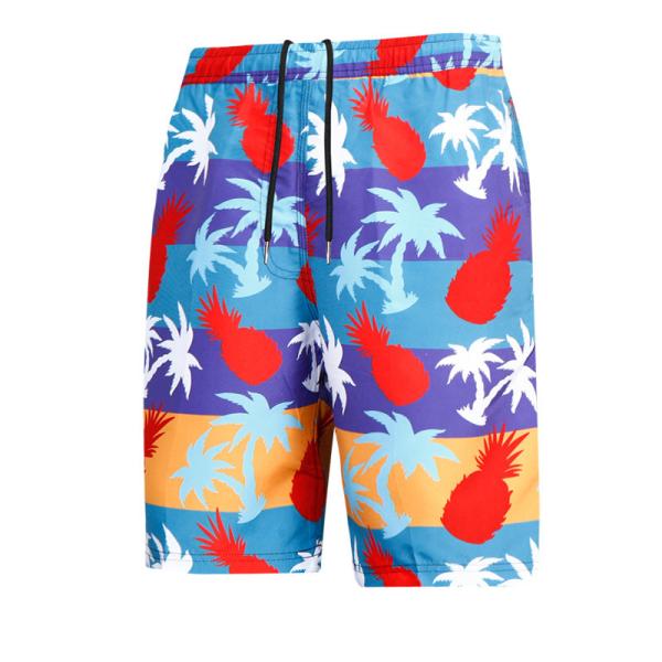 Buy Breathable Polyester Striped Plus Size Surf Shorts at wholesale prices