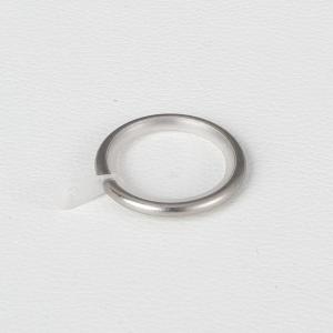 Multiple Silver White Plastic Curtain Eyelet Rings