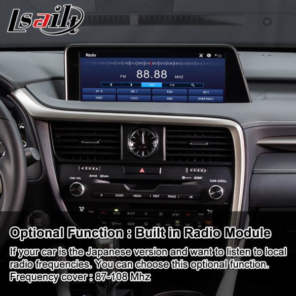 Lsailt Android Carplay Interface for Lexus RX 450h 200T 350 450L 350L 300 F Sport 2016-2019