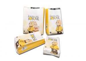 Quality Boutique Window Coating Bakery Packaging Bags , Foil Bags For Food Packaging for sale