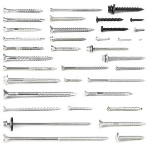 China Chinese Type 17 Deck Tornillos Para Washer Head Flat Torx Stainless Steel Wood Screw on sale