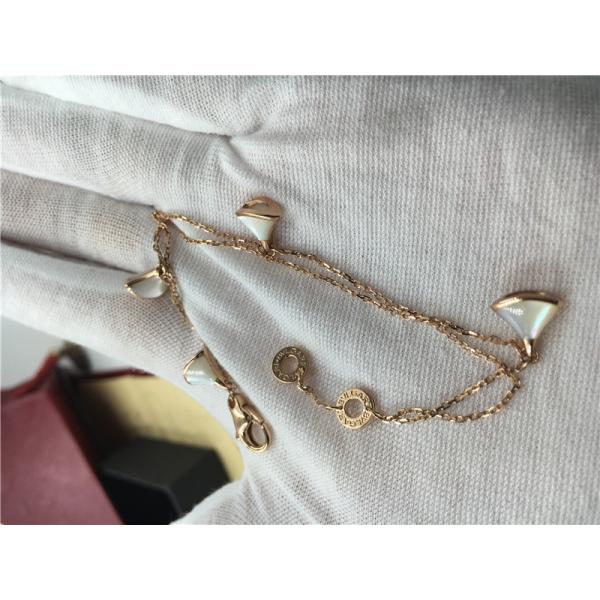 No Diamond Luxury Jewelry Jewelry Divas Dream Bracelet 18K Rose Gold With Morher Of Pearl