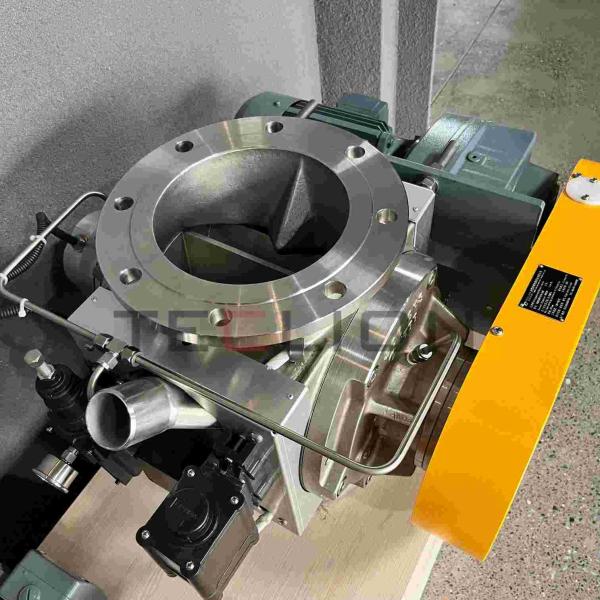 3.5bar Stainless Steel Granular Rotary Airlock Motor Medium Discharge High Pressure