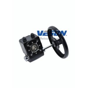 Rotary Valve Actuator Declutchable Manual Override Gearbox Hand Wheel