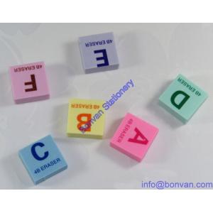 Quality promotional printed gift eraser,rubber eraser for promotional use for sale