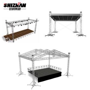 Light Aluminum Plate Bolt Truss Frame Structure For Event