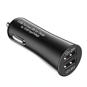 Quality Dual USB Car Charger 2.4A 3.0A for 12V-24V Vehicles for sale