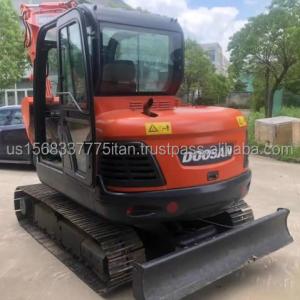 Doosan Excavators 6TON Dx60 Construction Track Excavator Original Less Working