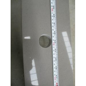 Quartz Stone Slab Countertop Solid Surface 30mm Thickness Gray Kitchen