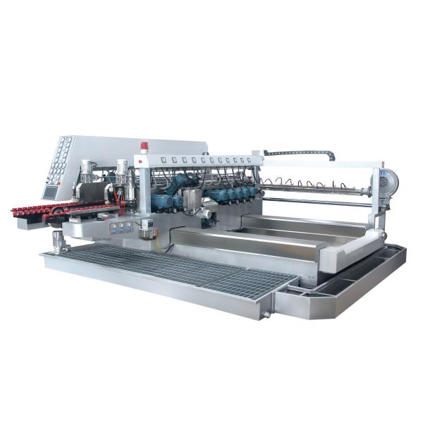 High Speed Glass Double Edging Machine With Low - E Glass Film Removing