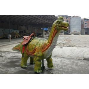 Realistic Animatronic Dinosaur Kids Car High Durability With Anti Fading Skin