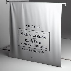 China Machine Washable Cotton EG Sheet - 600 Thread Count Sateen Weave on sale