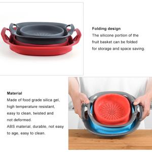 Tasteless Silicone Kitchenware Silicone Washing Basket