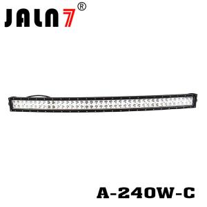 LED Light Bar JALN7 41.5Inch 240W Curved Spot Flood Combo LED Driving Lamp Super