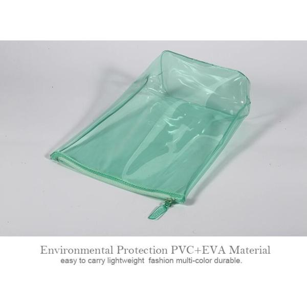 Frosted Makeup Cosmetic Bag Cloth Packaging With Slider Zip-Lock