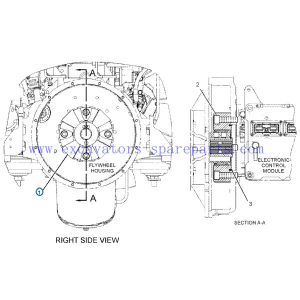 Coupling Assy 279-7871 2797871 CA2797871 For 320D 320D L 323D LN