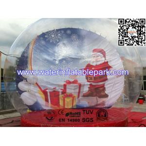 Festival Christmas Snow Inflatable Bubble Ball Tent Clear Dome Tent , Portable