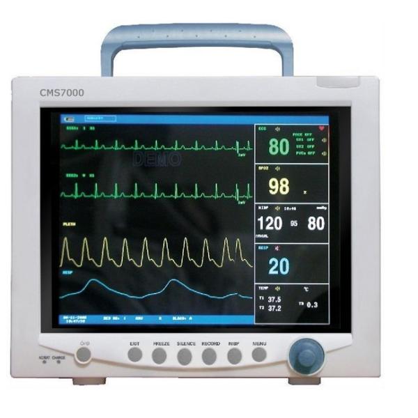 Quality Touch Screen 12.1 inches TFT LCD Cardiac Monitor CMS7000 Plus with 6 parameters for ICU for sale