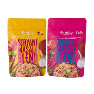 customized Stand Up Pouches zipper bag food grade plastic nut snack bags