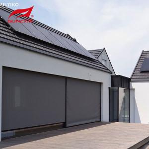 Outdoor Sunshade System with Insect Proof and Roller Motor Zip Track Outdoor