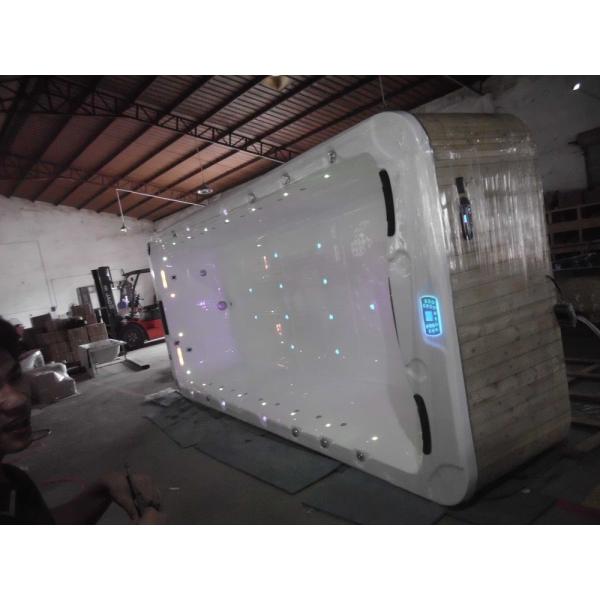 Corner Drain Location Swim Spa Lap Pool Hot Tub Stainless Steel Frame