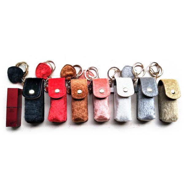 Buy Nickle Plating Personalised Bag Keyring , Lipstick Mini Bag Keychain at wholesale prices