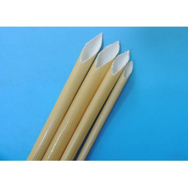 Buy PU Resin Coated Fiberglass Sleeve for Cable Insulation Appliance at wholesale prices