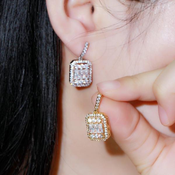 Wedding Bridal Jewelry Sets For Women Rhinestone Crystal Jewelry Set Bracelet Earrings Female Set Jewelry Accessories