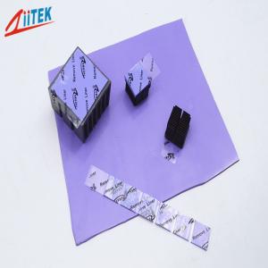 Premium Soft 2.5W Blue-Violet Silicone Thermal Pad for Electronic Equipment