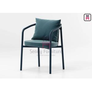 China Aluminum Frame Patio Arm Chair For Outdoor Use With Cushion on sale