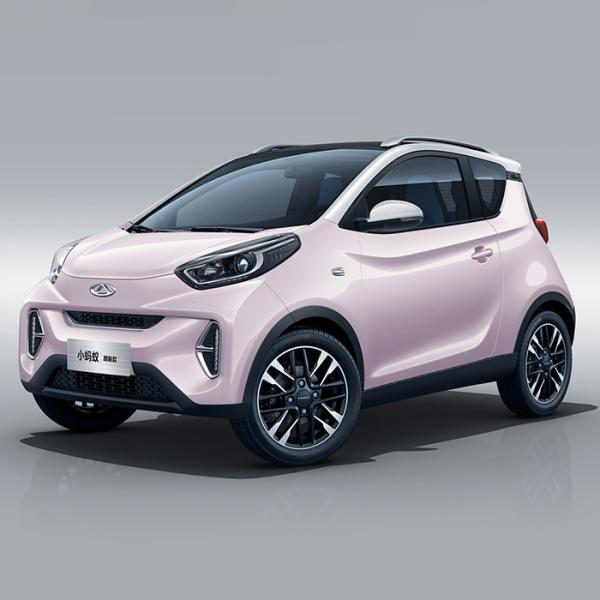 Buy Chery Small ant mini auto electric car 0km 3door 4seat home ev left hand drive car electric Electronic rotary gear shifting at wholesale prices