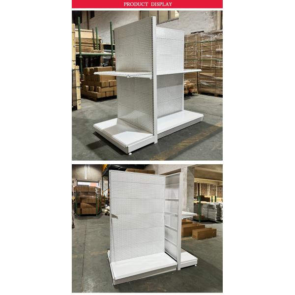 Double-Sided Metal Gondola Shelving for Supermarkets