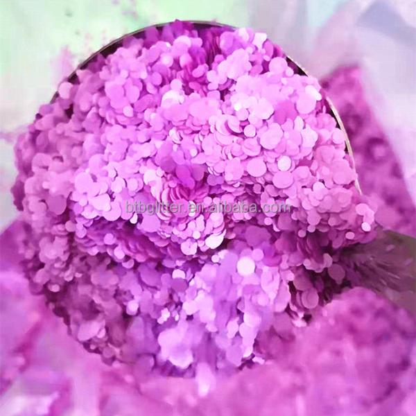 RAMADAN Occasion 1 Kilo Packing Bulk Dots Glitter Powder for Glitters Glitter Dot Mixes Neon Color Package Opp Bag