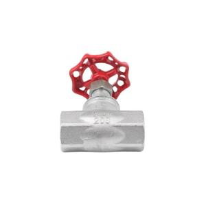 Water Media Female Thread Stainless Steel Globe Valve with Handle and Thread