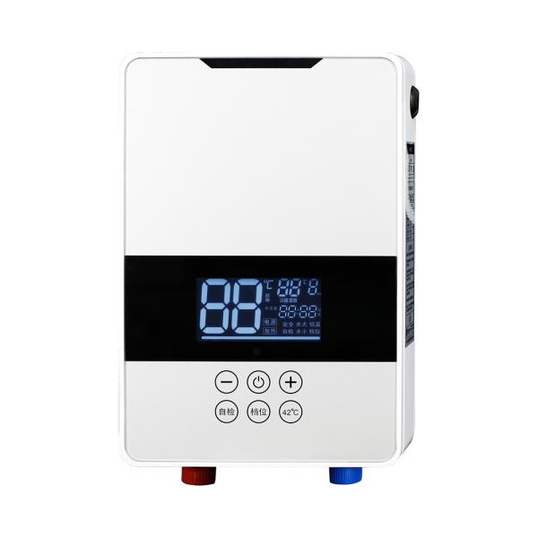 Buy 220V 5500W Tankless Shower Small Electric Instant Hot Water Heater at wholesale prices