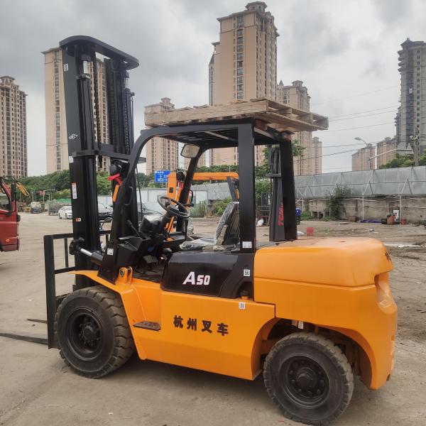 Used Hangzhou Forklift A50 Second Hand Construction Equipment