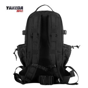 Black Outdoor Tactical Day Pack Backpack , Lightweight Travel Daypack
