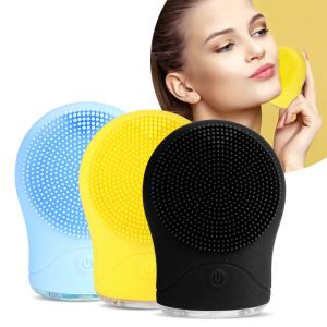 Customize Electric Silicone Facial Cleansing Brush Face Vibrating Massager Deep