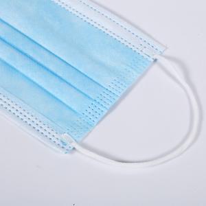 Disposable breathable ear loop mask 3 layers fashion blue mask