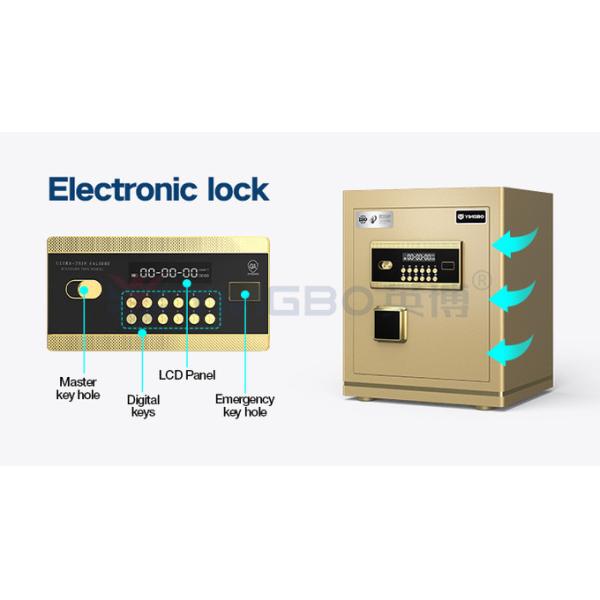 H450mm Luxury Digital Safe Box Electronic Lock For Security