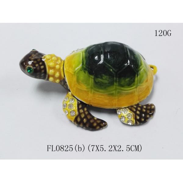 New coming style turtle shaped crystal trinket box turtle trinket box turtlejewe