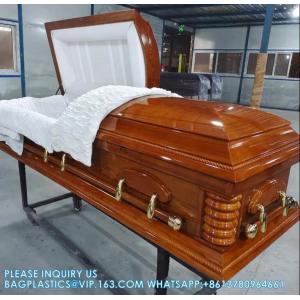 Solid Wood Caskets Wood Veneer MDF Caskets Cardboard Caskets European Coffins